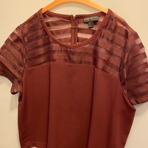 Forever 21 Burgundy top